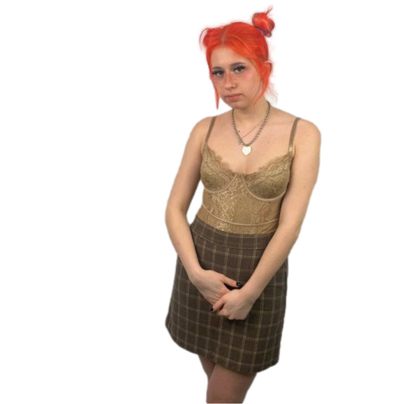 Revamped Other - REVAMPED Beige Lace Teddy Bodysuit size Medium